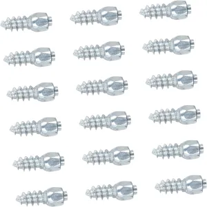 100Pcs Winter Tire Studs Professional Snow Spikes for Enhanced Grip Vehicles Bike Studs for Slip Performance Easy to Store and Portable