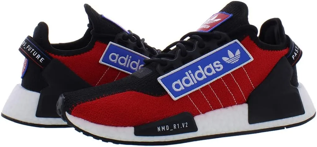 adidas Mens NMD R1 V2 Lace Up Sneakers Shoes Casual - Black