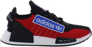 adidas Mens NMD R1 V2 Lace Up Sneakers Shoes Casual - Black