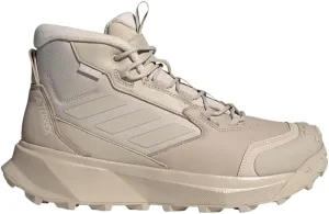 adidas Mens Terrex Mid Leather Winter Hiking Hiking Sneakers Shoes - Beige - Size 9.5 M