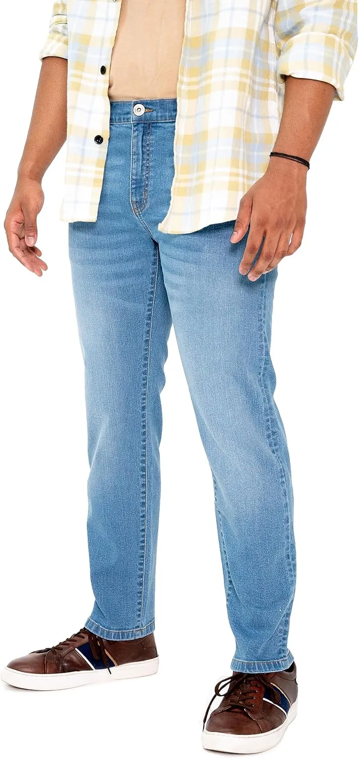 Alamo Stretch Slim Fit Jeans for Men - Classic Denim Men's Jeans with 5 Pockets