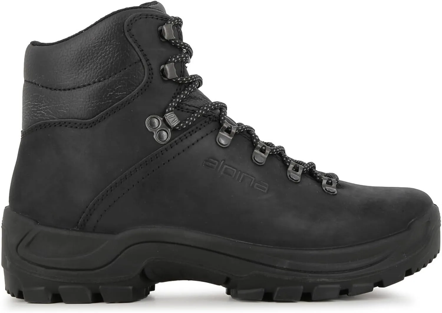 Alpina TUNDRA Premium Men's Lightweight Boots - Waterproof Leather Ankle High Shoes with Breathable Membrane and Slip Resistant Hand Made in Europe