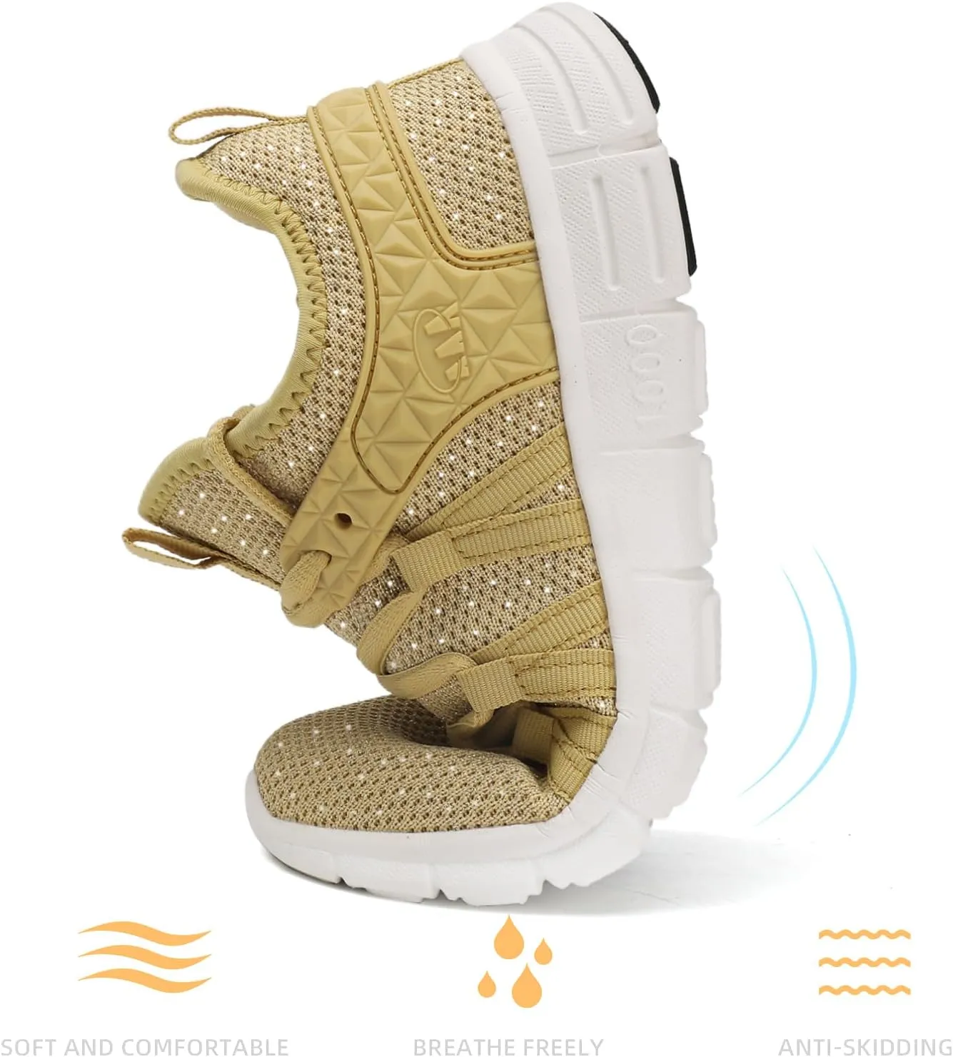 AOE Womens Fashion Walking Running Shoes Ultra Lightweight Breathable Mesh Tennis Shoes Non Slip Athletic Workout Gym Sneakers