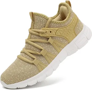 AOE Womens Fashion Walking Running Shoes Ultra Lightweight Breathable Mesh Tennis Shoes Non Slip Athletic Workout Gym Sneakers