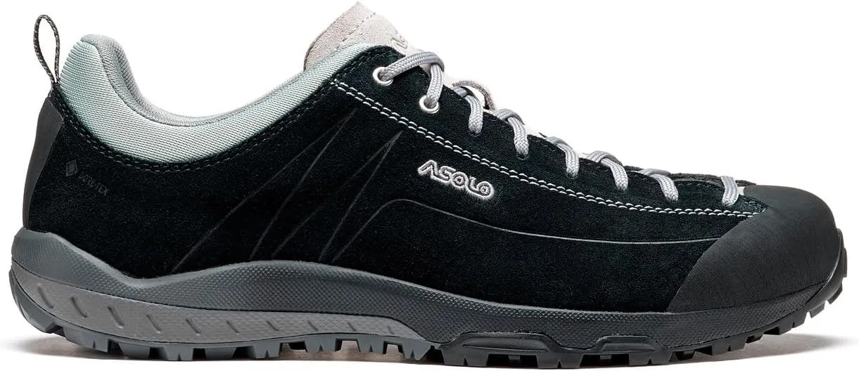 ASOLO Men's Space GV Durable Low-Height Outdoor Hiking Shoes with Suede Upper, Waterproof & Breathable Lining, Rubber Outsole