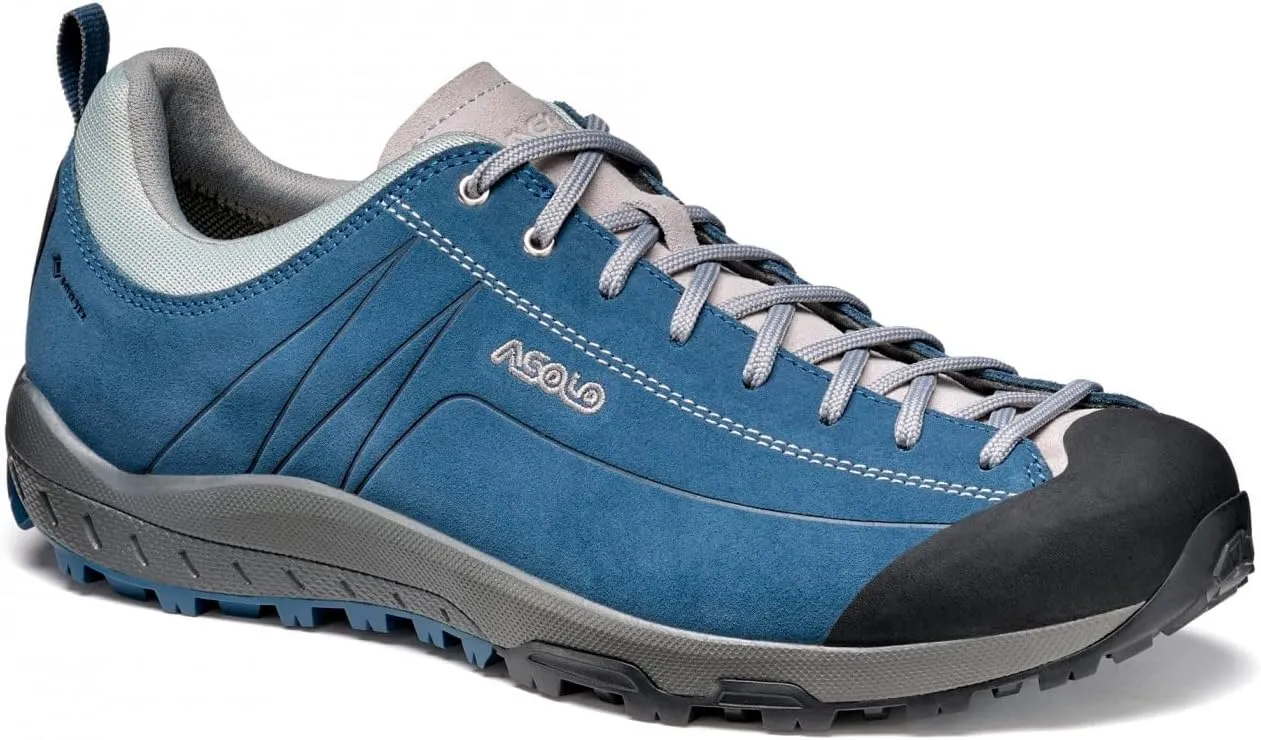 ASOLO Men's Space GV Durable Low-Height Outdoor Hiking Shoes with Suede Upper, Waterproof & Breathable Lining, Rubber Outsole