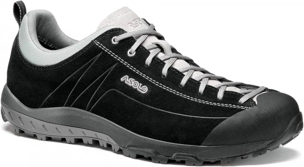 ASOLO Men's Space GV Durable Low-Height Outdoor Hiking Shoes with Suede Upper, Waterproof & Breathable Lining, Rubber Outsole