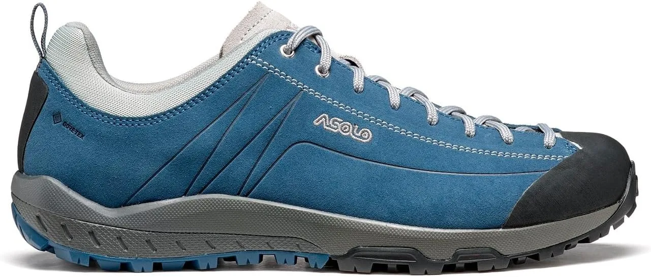 ASOLO Men's Space GV Durable Low-Height Outdoor Hiking Shoes with Suede Upper, Waterproof & Breathable Lining, Rubber Outsole
