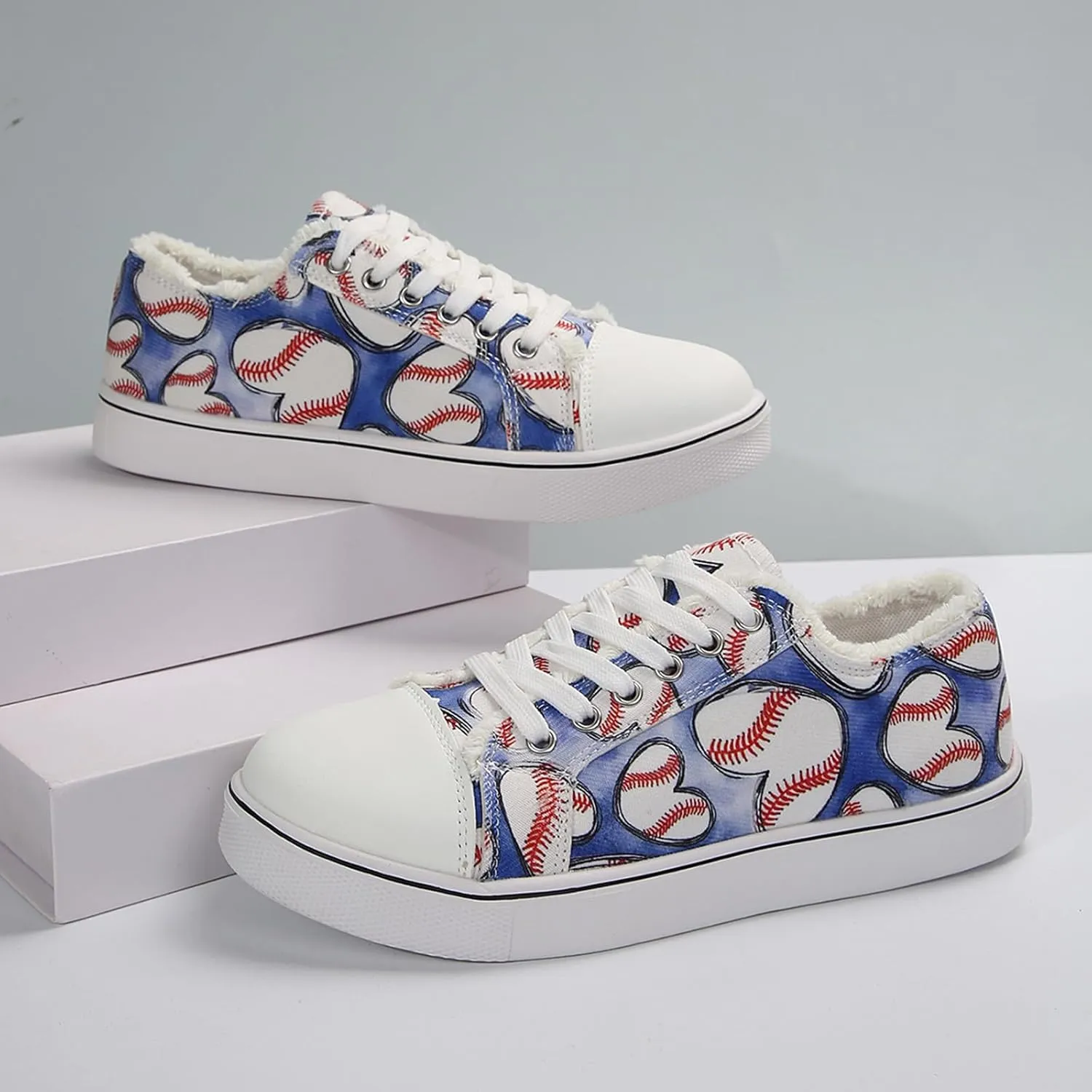 Baseball Shoes Women, Baseball Sneakers Women 2025 for Canvas Sneakers Trendy Casual Walking Shoes Outdoor Walking