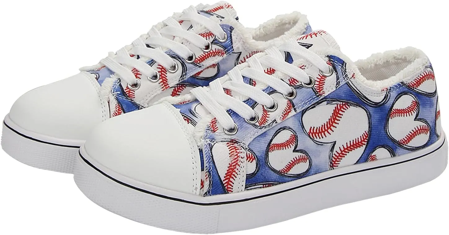 Baseball Shoes Women, Baseball Sneakers Women 2025 for Canvas Sneakers Trendy Casual Walking Shoes Outdoor Walking