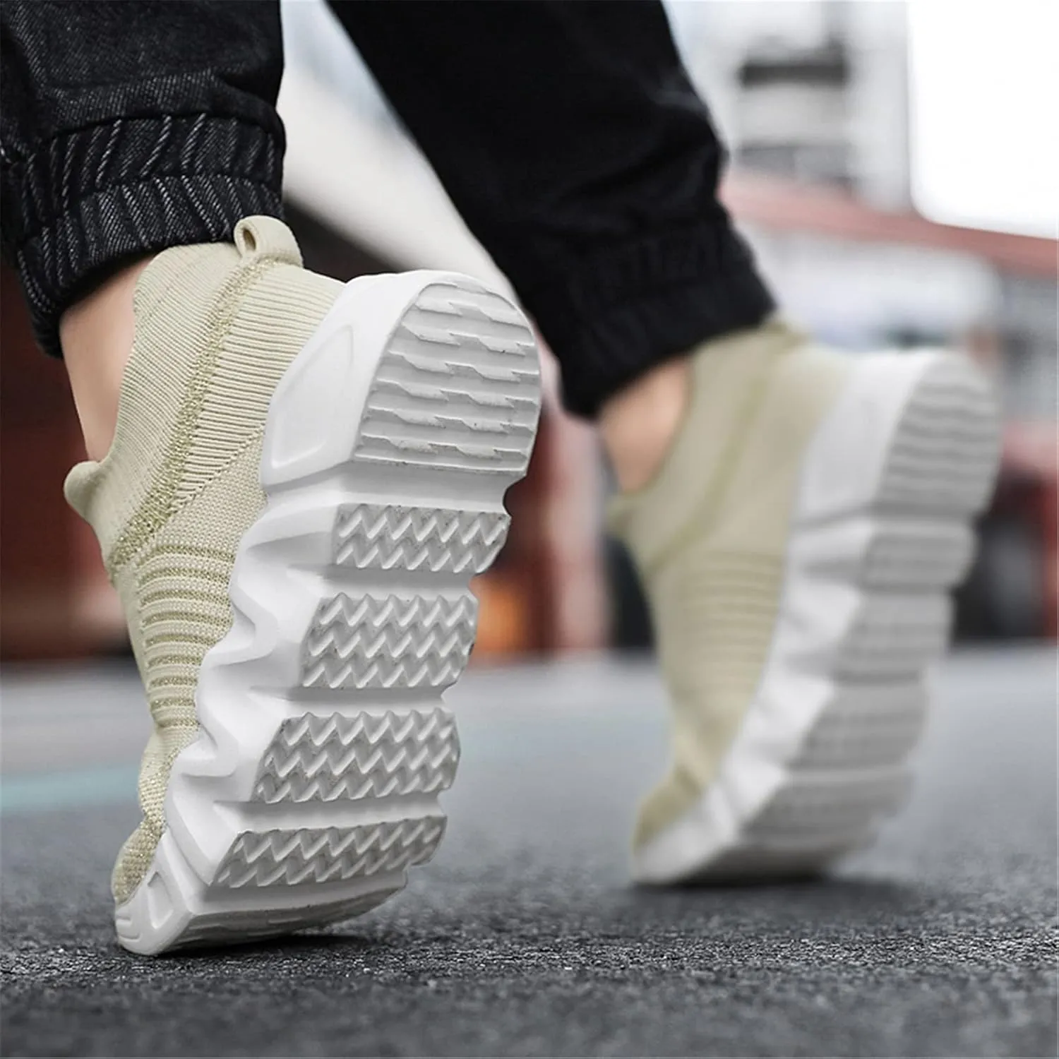 BAXINIER Boys Girls Sneakers Lightweight Kids Athletic Slip-on Tennis Running Walking Shoes
