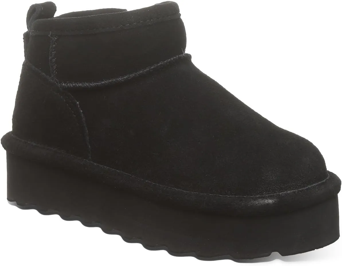 BEARPAW Retro Shorty Youth Boot | Youth's Ankle Boot | Youth's Slip On Boot | Comfortable Winter Boot