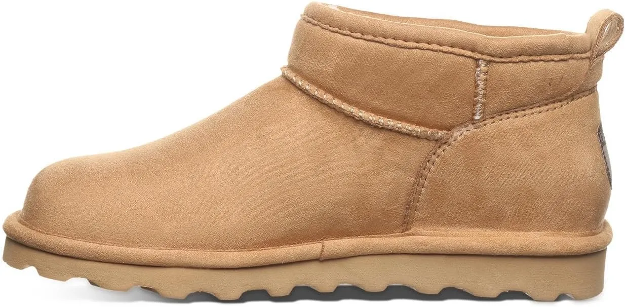 BEARPAW Women's Shorty Vegan Boot | Women's Ankle Boot | Women's Slip On Boot | Comfortable Winter Boot