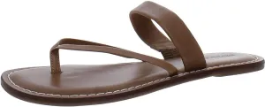 Bernardo Leia - Flats for Women - Leather Upper - Lightly Padded Insole - Open Toe - Man-Made Outsole