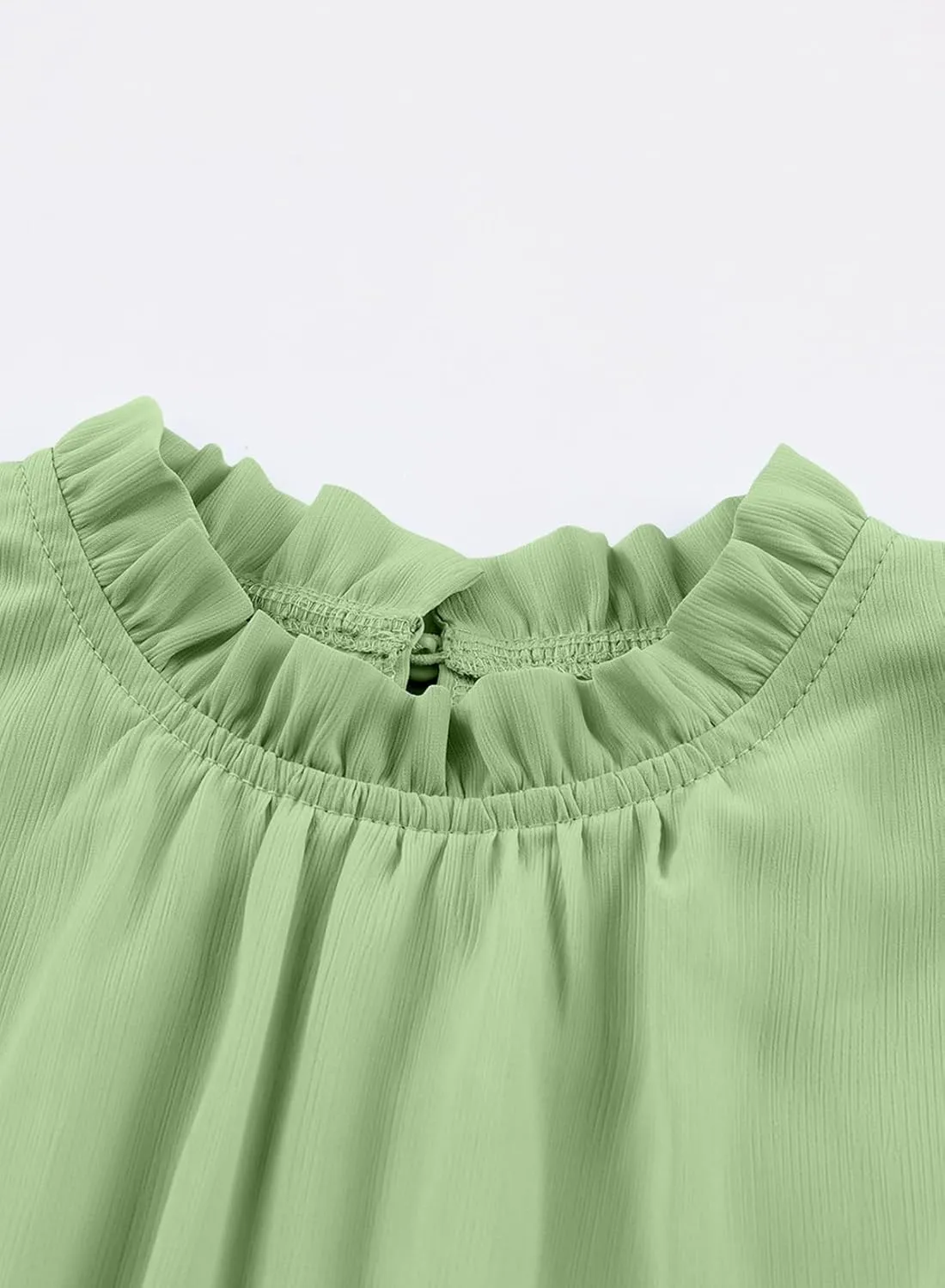 blibean Tween Girls Elegant Dresses Kids Summer Ruffle Sleeve Dress Size 4-15 Years Old