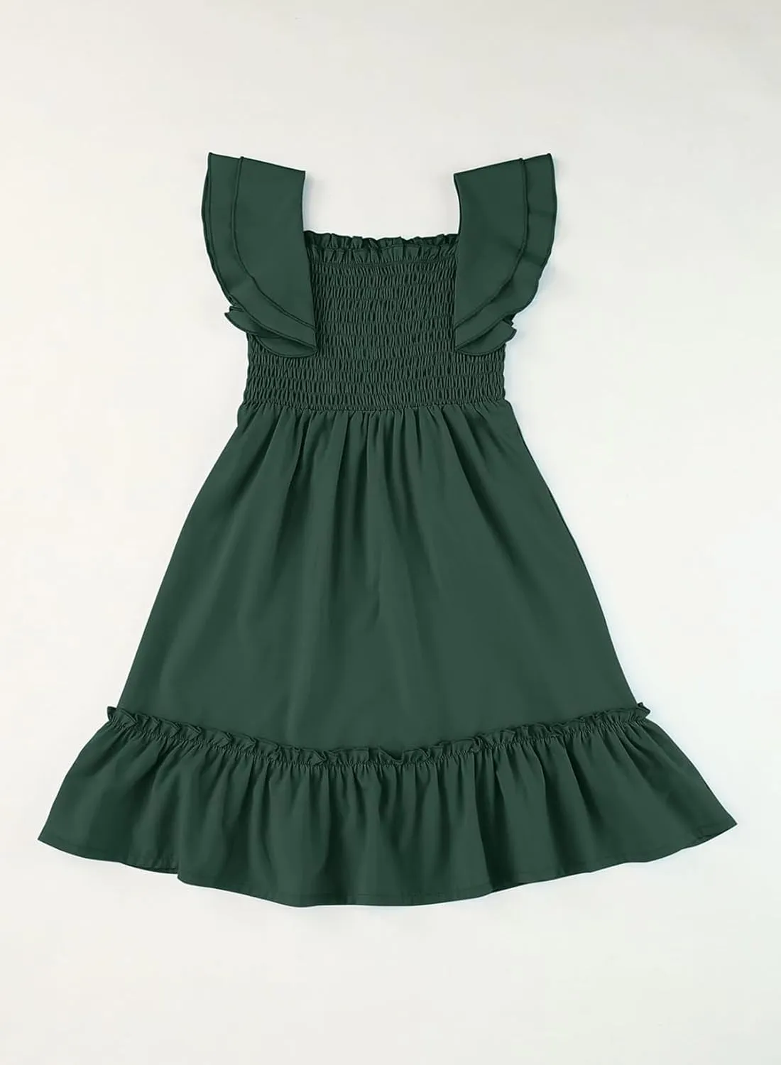 blibean Tween Girls Elegant Ruffle Sleeve Dresses Size 6-15 Years