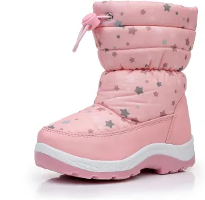Blikcon Boys Girls Snow Boots Slip Resistant Waterproof Winter Boots (Toddler/Little Kid)