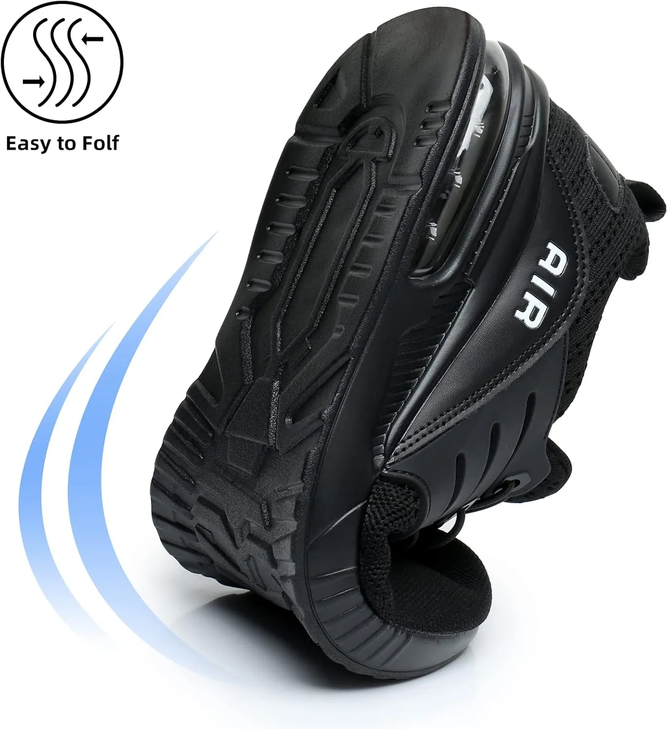 BOGOVER Men's Walking Shoes Non Slip Running Tennis Shoes Breathable Lightweight Air Cushion Sneakers for Tennis Gym Jogging