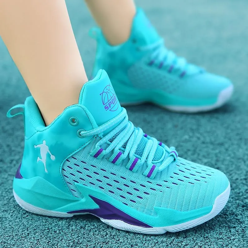 Boys and Kids Basketball Shoes Lightweight Fashion Sneakers