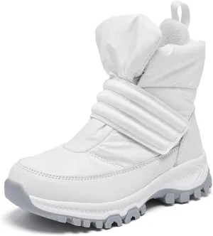 Boys Girls Kids Cute Snow Boots Waterproof Slip Resistant Outdoor Winter Boots Shoes Little Kid/Big Kid