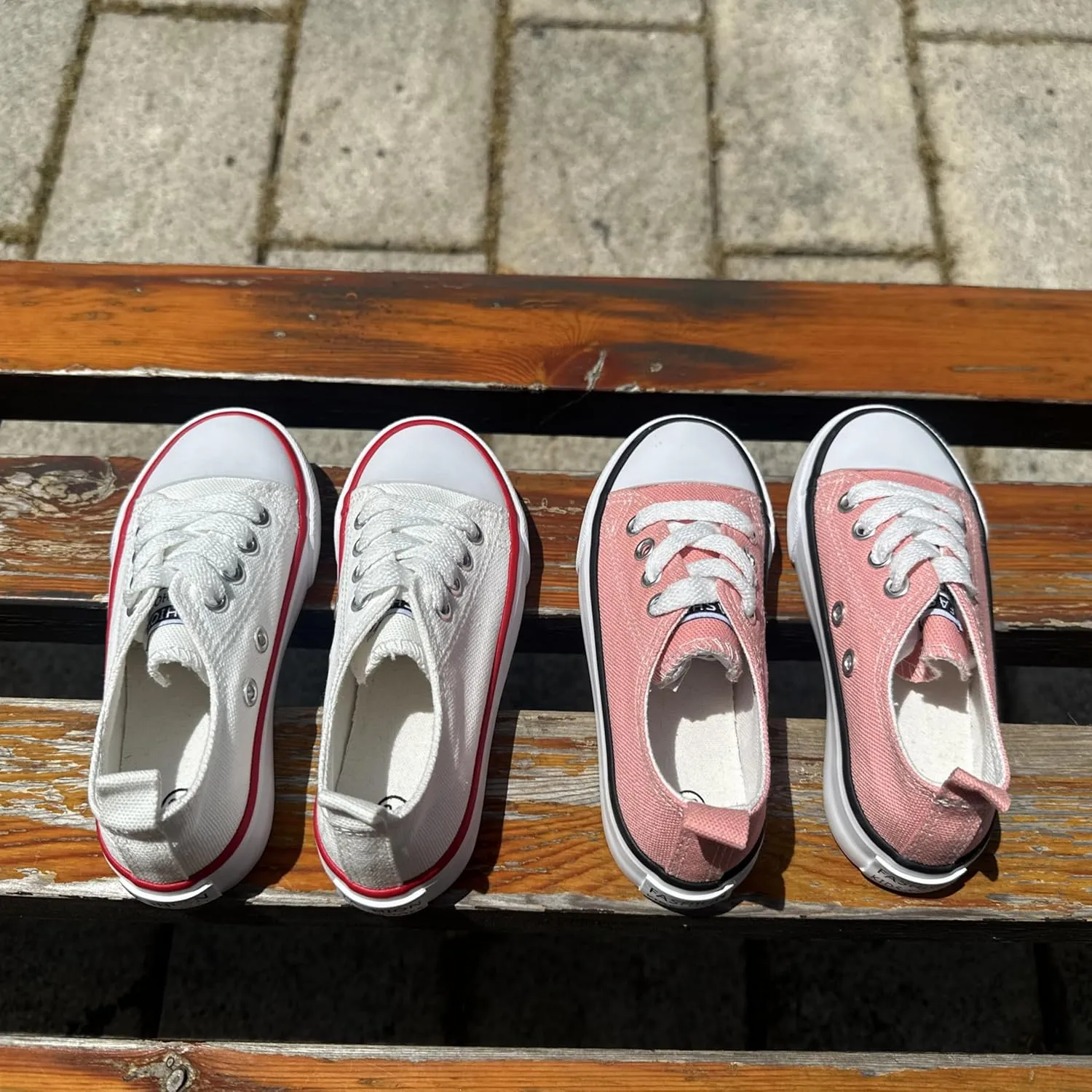 Boys Girls Sneakers Canvas Shoes Toddler Littler Kids Slip on School Walking Shoes