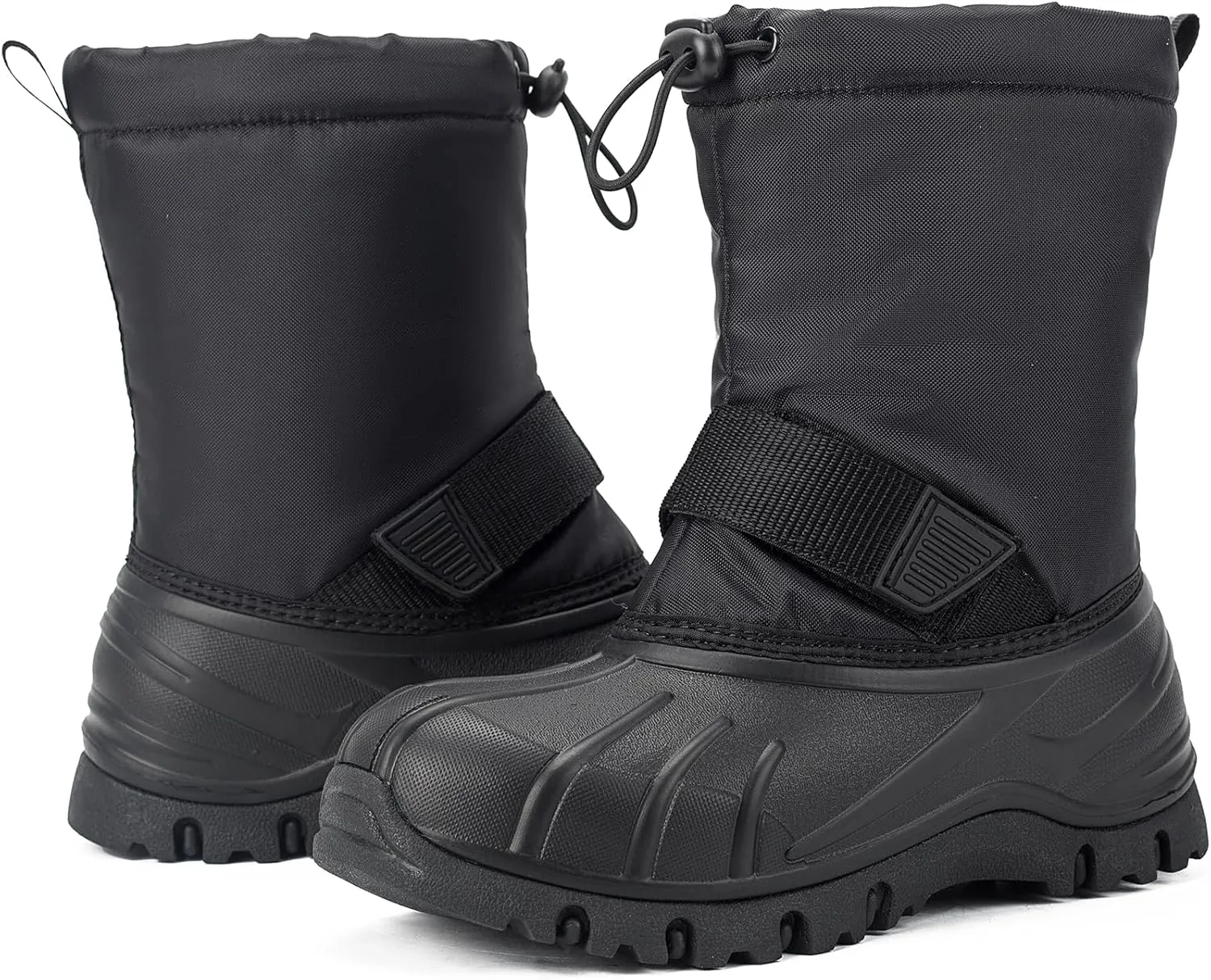 Boys Girls Snow Boots Winter Outdoor Waterproof Slip Resistant Cold Weather Shoes(Little Kid/Big Kid)