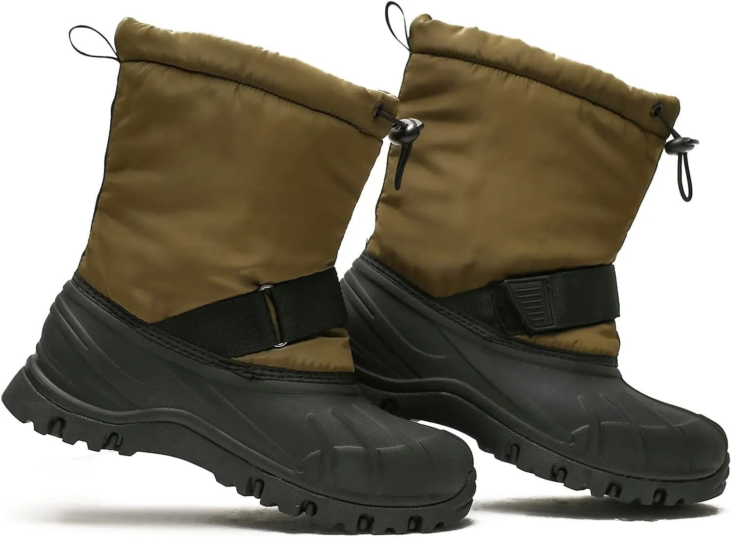Boys Girls Snow Boots Winter Outdoor Waterproof Slip Resistant Cold Weather Shoes(Little Kid/Big Kid)