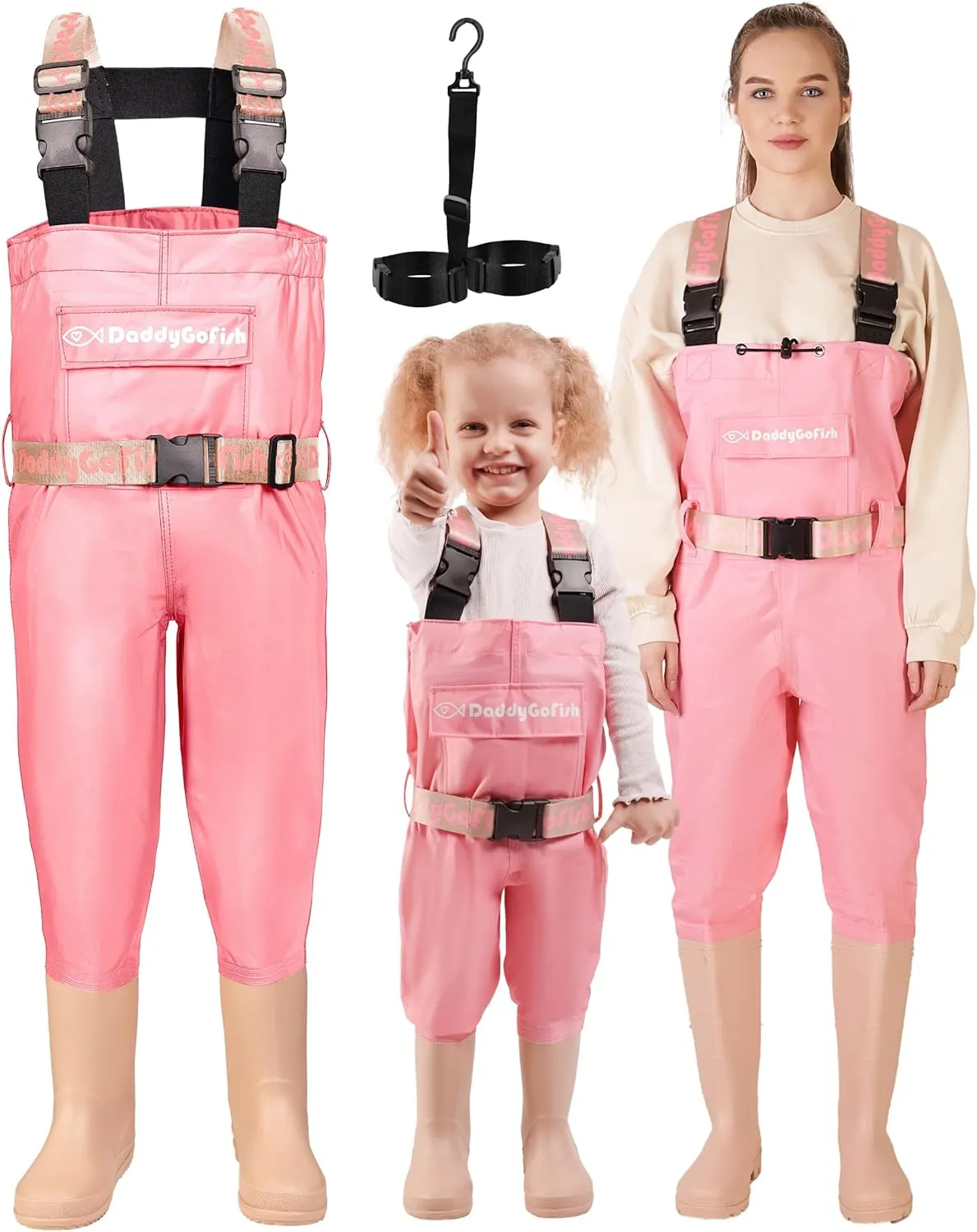 Chest Waders for Kids and Adults, Fishing and Hunting Waders with a Pocket and a Wader Hanger