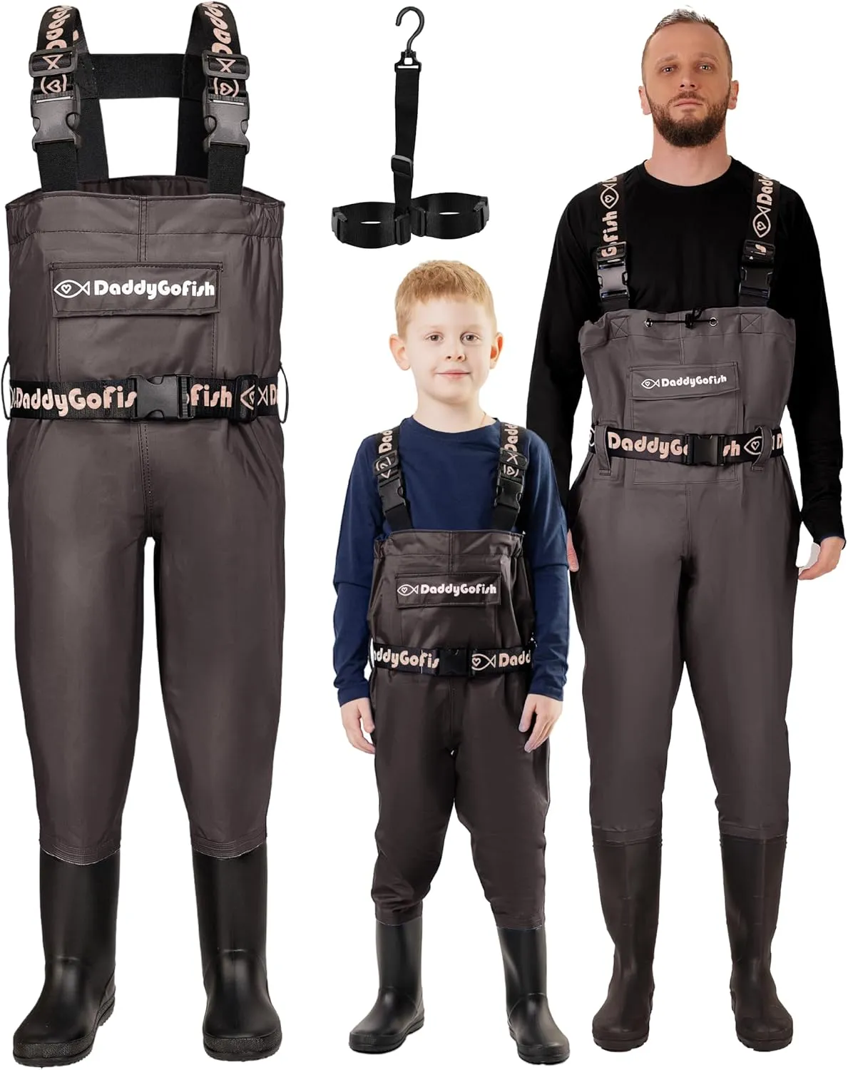Chest Waders for Kids and Adults, Fishing and Hunting Waders with a Pocket and a Wader Hanger