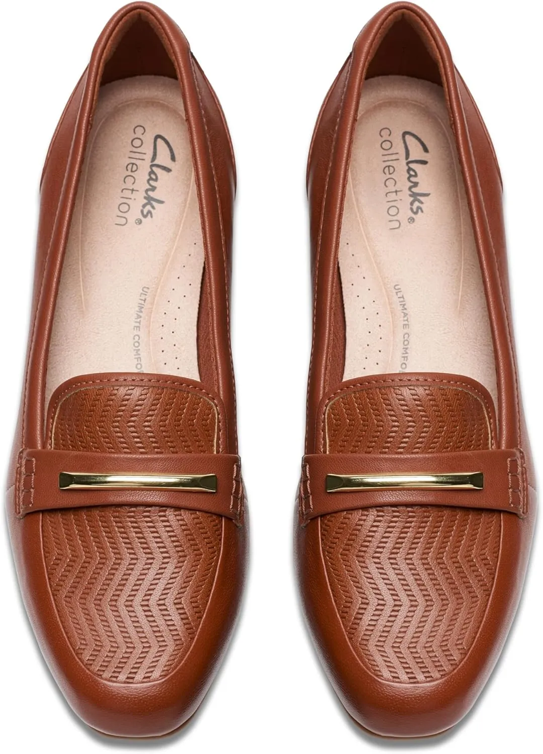 Clarks Womens Block Heel Loafers