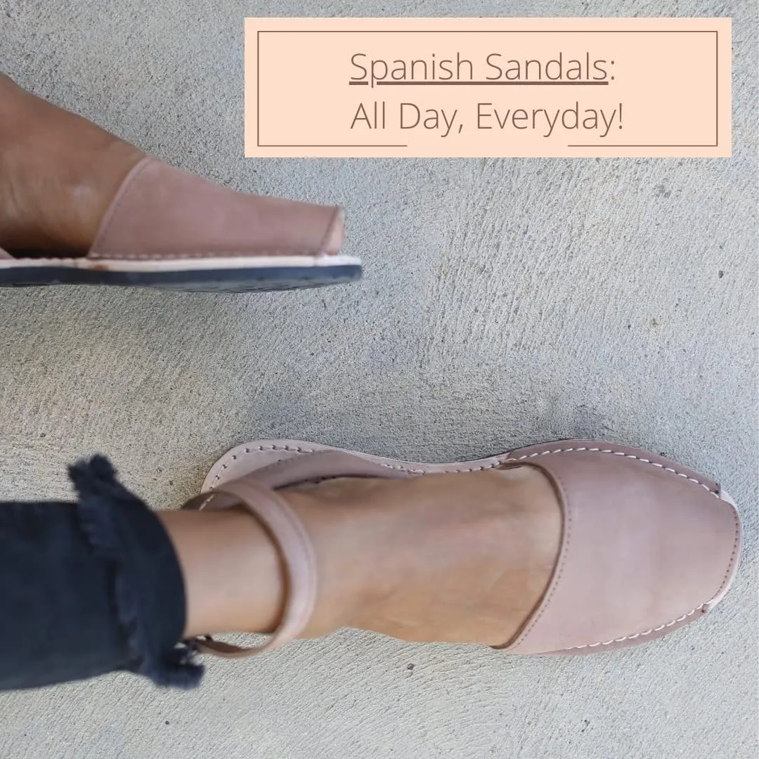 Classic Ankle Strap Sandals for Women – Dressy Soft Leather Sandals with Removable Ankle Strap, Casual Women’s Flat Sandals
