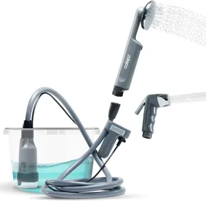 Colapz 12V Camping Shower - High-Pressure Portable Shower Douche - USB Rechargable Outdoor Shower - Camping Essentials