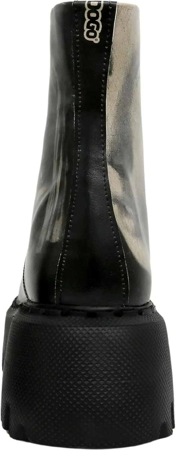 Combat Boots for Women - Vegan Leather and Handmade Platform Boots For Women