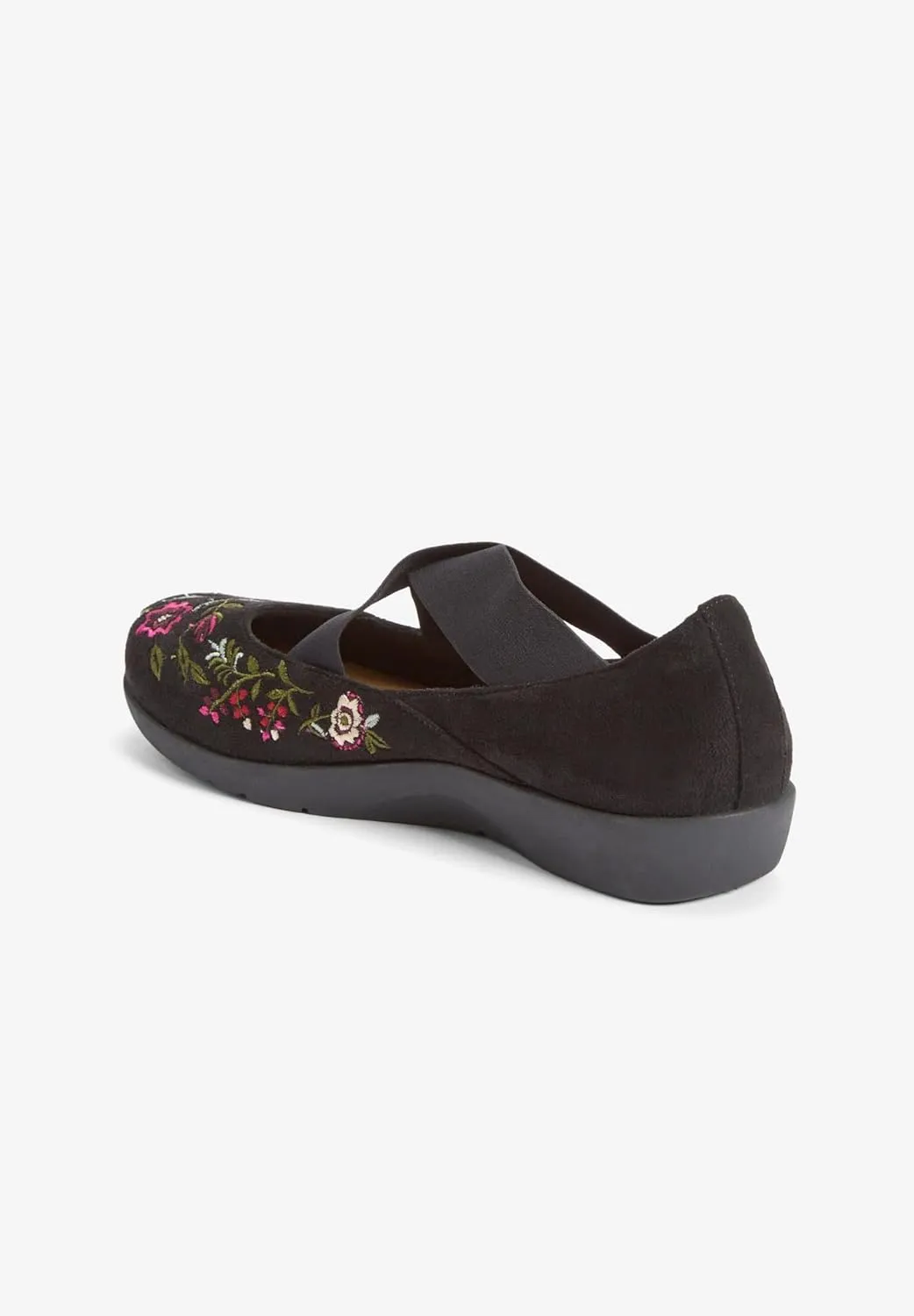 Comfortview Women's The Stacia Mary Jane Flat (Wide Widths Available)