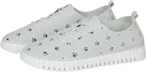 Cut-Out Paw Print Casual Sneakers