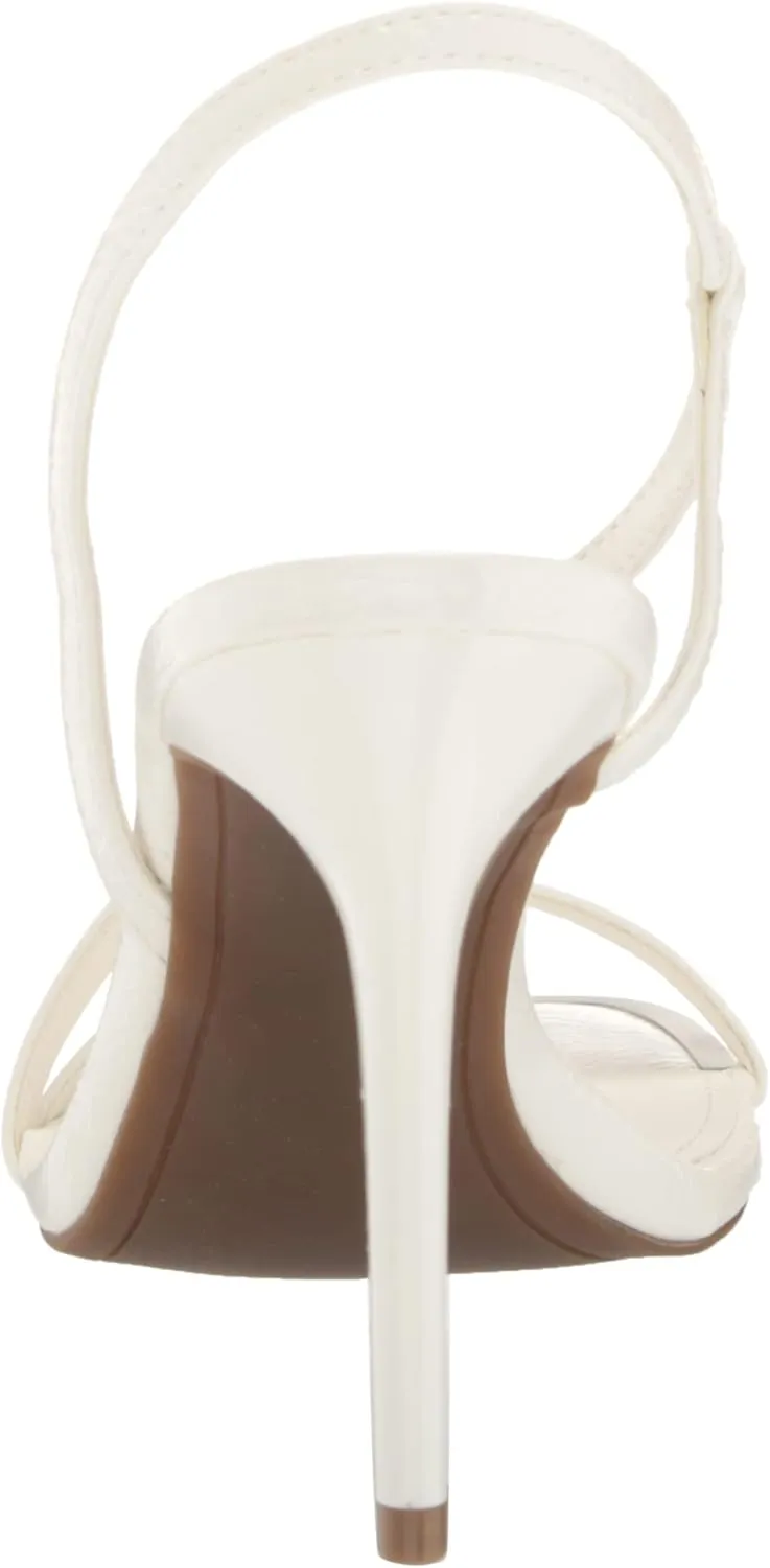 DKNY Women's Open Toe Diaganol Strap Heel Heeled Sandal