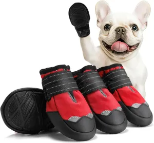 Dog Shoes for Medium Dogs, Large Waterproof Dog Boots for Winter Snow, Summer Hot Pavement, Dog Booties & Paw Protectors Size 3