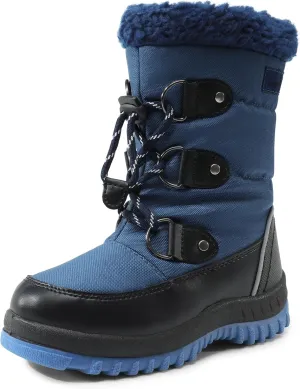 DREAM PAIRS Boys Snow Boots Camouflage Slip Resistant Faux Fur Lined Winter Shoes for Little/Big Kid