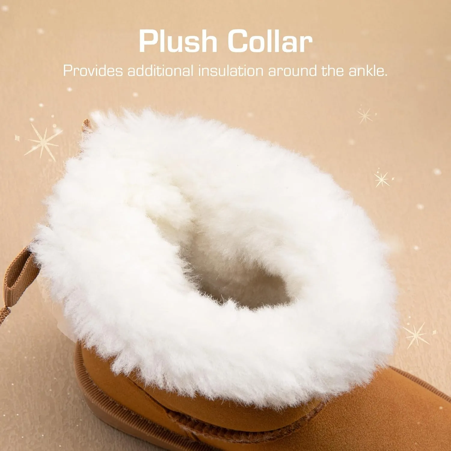DREAM PAIRS Girls Boots Kids Winter Faux Fur Warm Snow Ankle FuzzyChic Kid's Bow Boots for Toddler/Little Kid