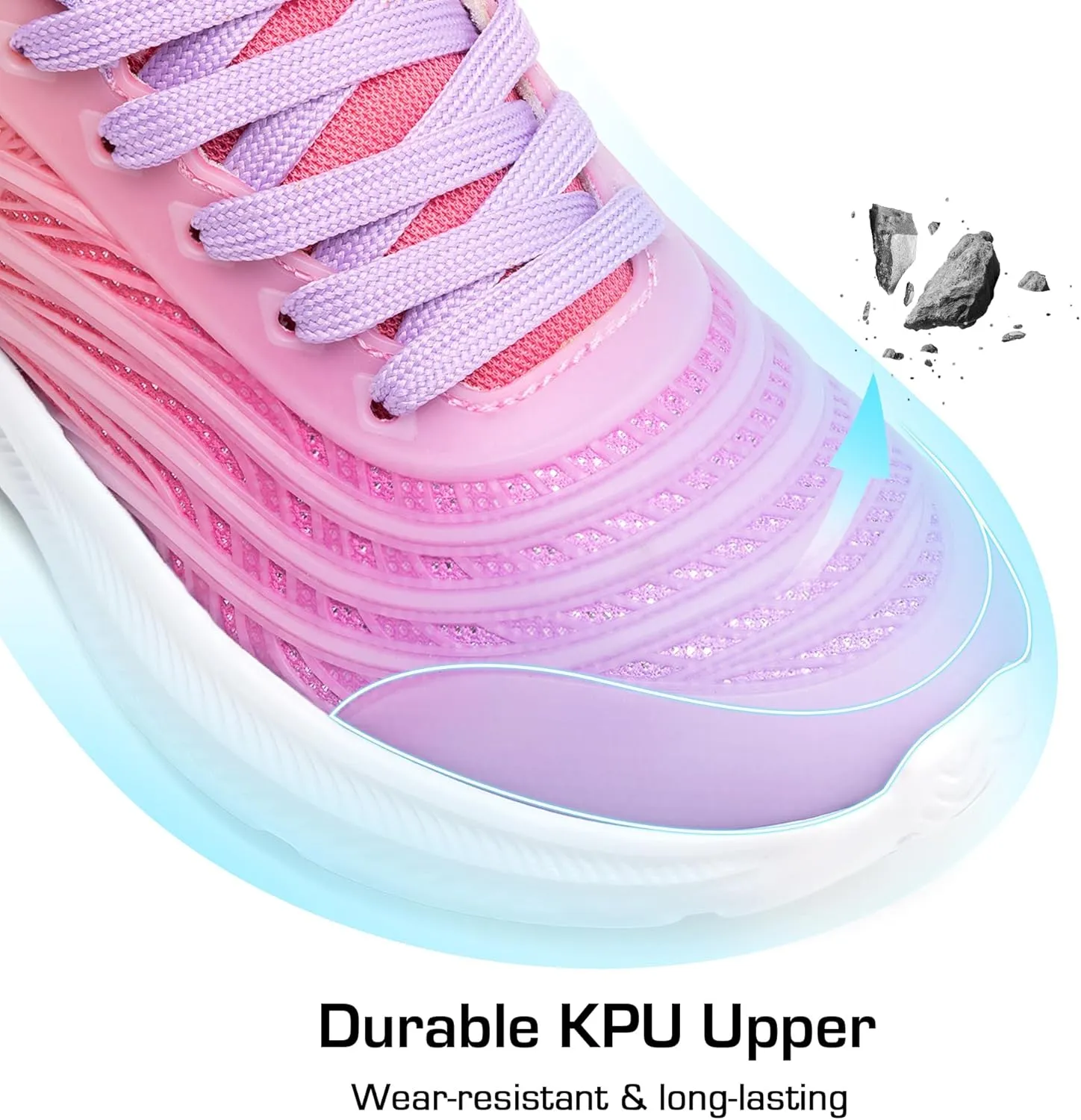 DREAM PAIRS Girls Boys Shoes Kids Tennis Sparkle Glitter Lace up Athletic Running Sneakers