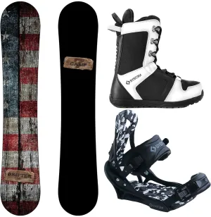 Drifter and APX Men's Complete Snowboard Package New