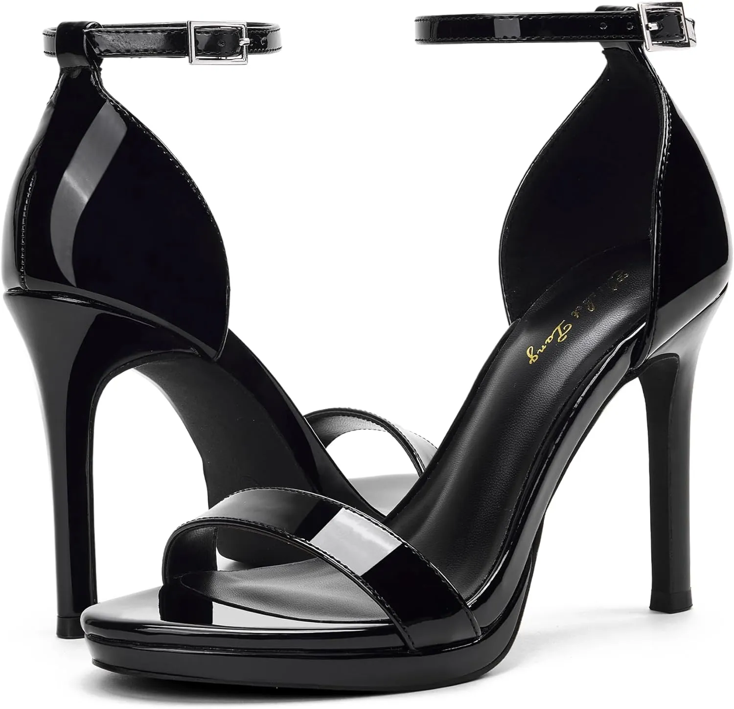 Elisabet Tang Women's Open Toe Stiletto Ankle Strap High-heeled sandals
