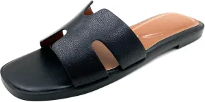 Flat Sandals for women.Womens Elegant Handmade PU Flat Sandals,A Unique Gift Idea forLadies, Great for Vacations, Lounging & Casual Wear