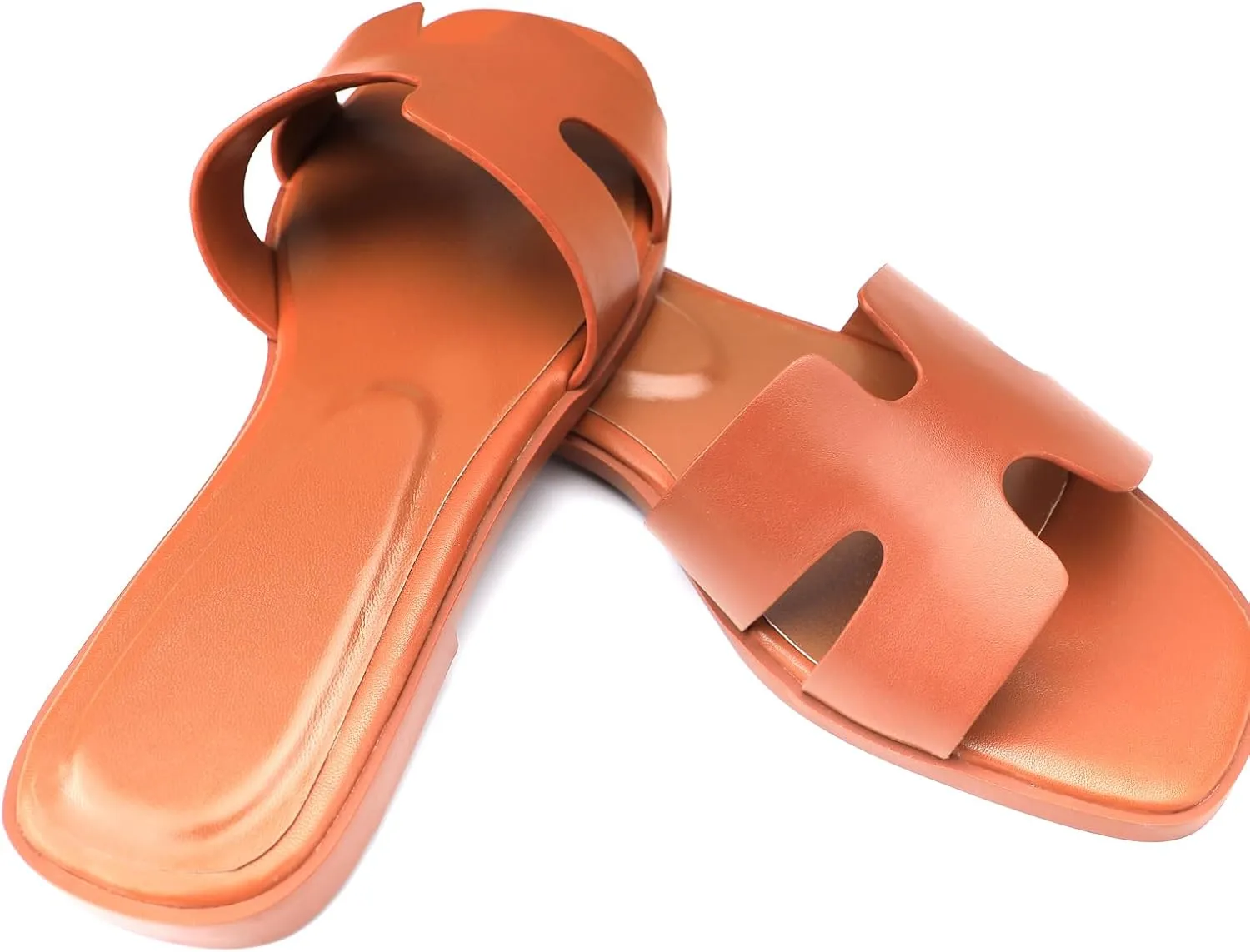 Flat Sandals for women.Womens Elegant Handmade PU Flat Sandals,A Unique Gift Idea forLadies, Great for Vacations, Lounging & Casual Wear