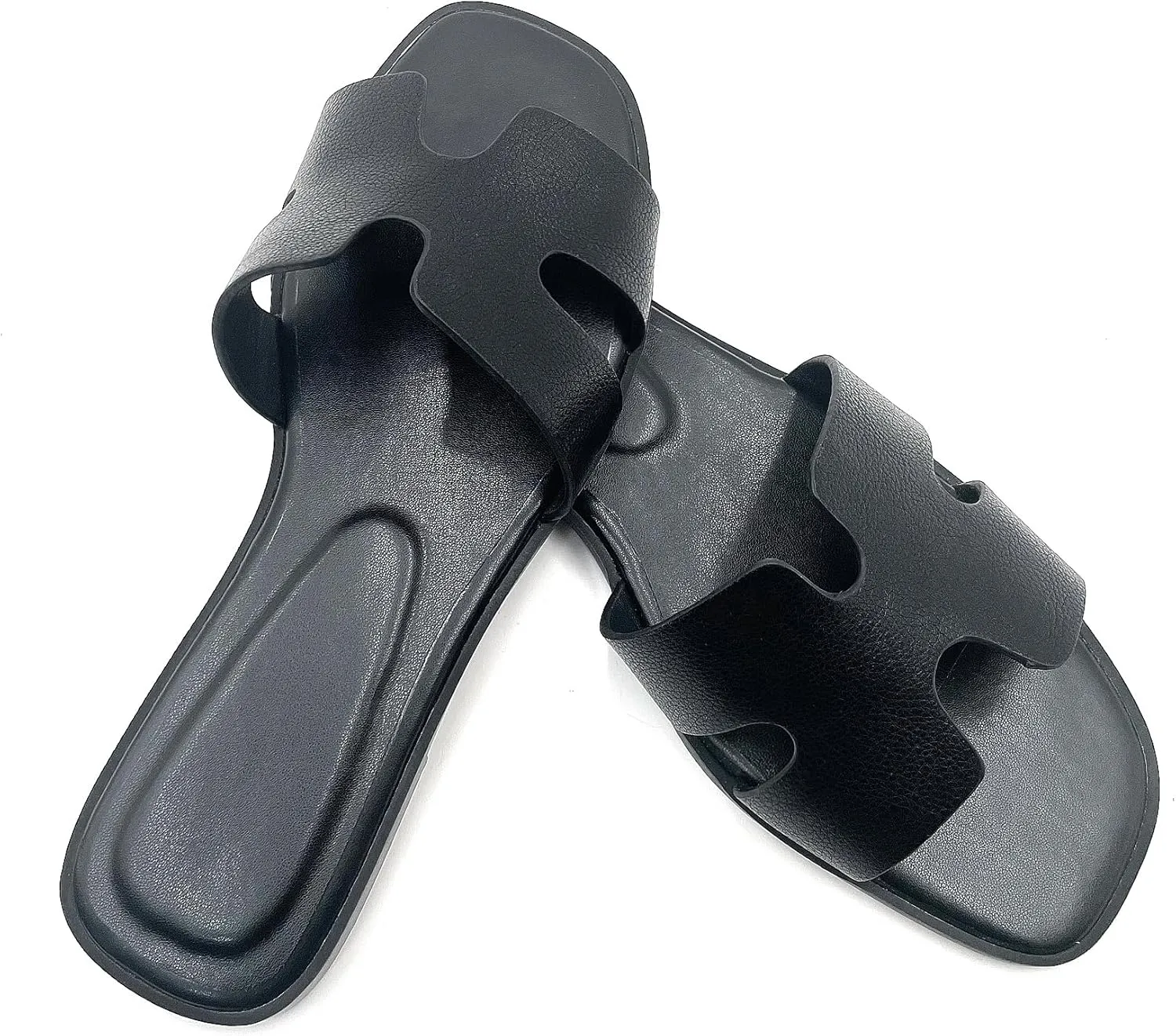Flat Sandals for women.Womens Elegant Handmade PU Flat Sandals,A Unique Gift Idea forLadies, Great for Vacations, Lounging & Casual Wear
