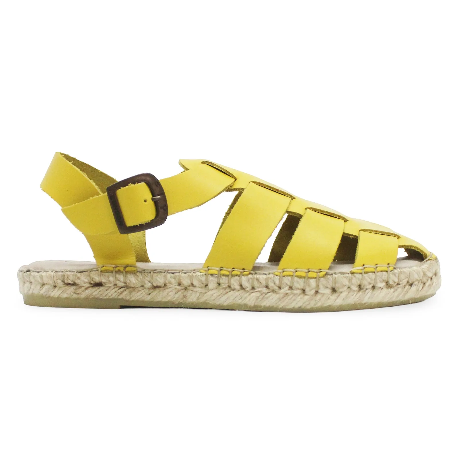 Fly London SOWA551FLY Brooklyn Leather Women's Espadrilles Sandals