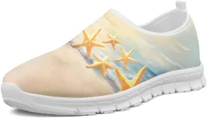 Forchrinse Fire Running Horse Womens Slip on Loafers Mens Lightweight Walking Shoes Soft Comfort Fashion Sneakers for Running Tennis Work Travel