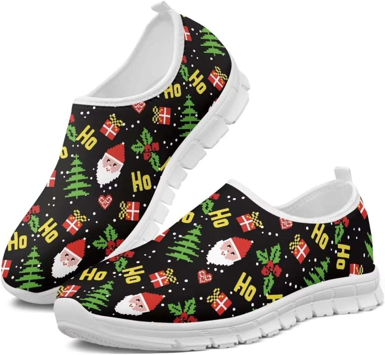 GOSTONG Sneakers for Women Slip on Home Loafers Non Slip Comfort Athletic Shoes Training Running Sneakers White US 5.5-11.5