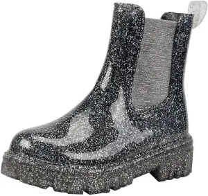 Harssidanzar Womens Ankle Rain Boots Waterproof Chelsea Boots,Anti-Slipping Rainboots and Garden Shoes for Ladies with Comfortable Insoles HL211US