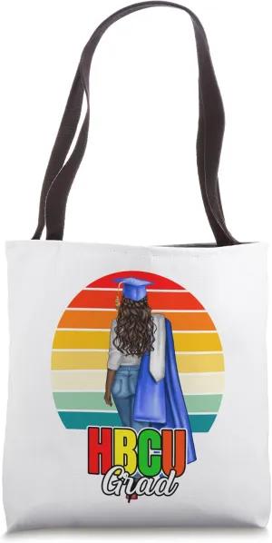 HBCU Grad Girl Graduation Historically Black College Sista Tote Bag